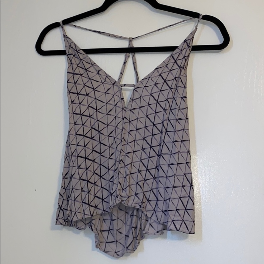 Tank with cut out.